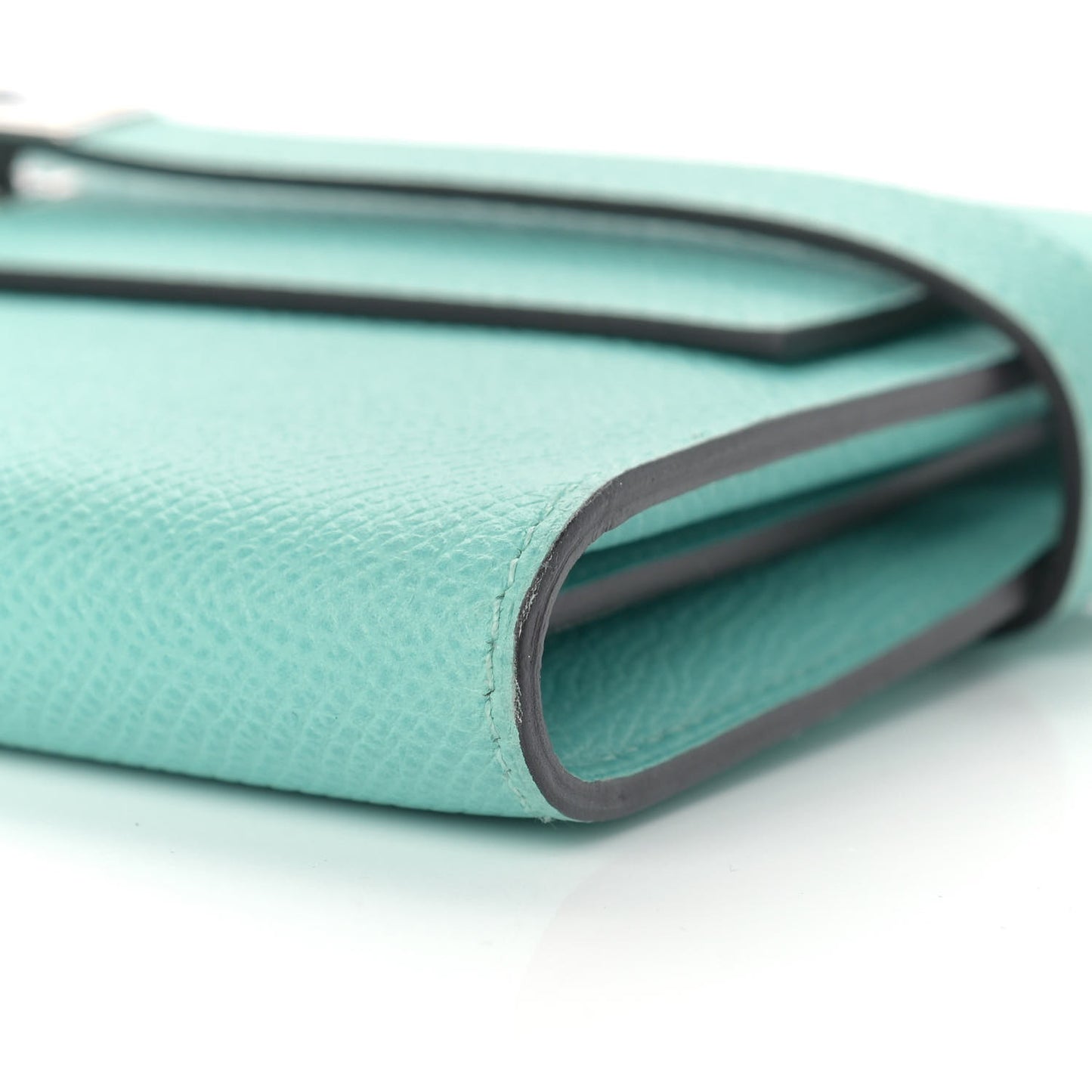 Epsom Kelly Longue Wallet Bleu Atoll
