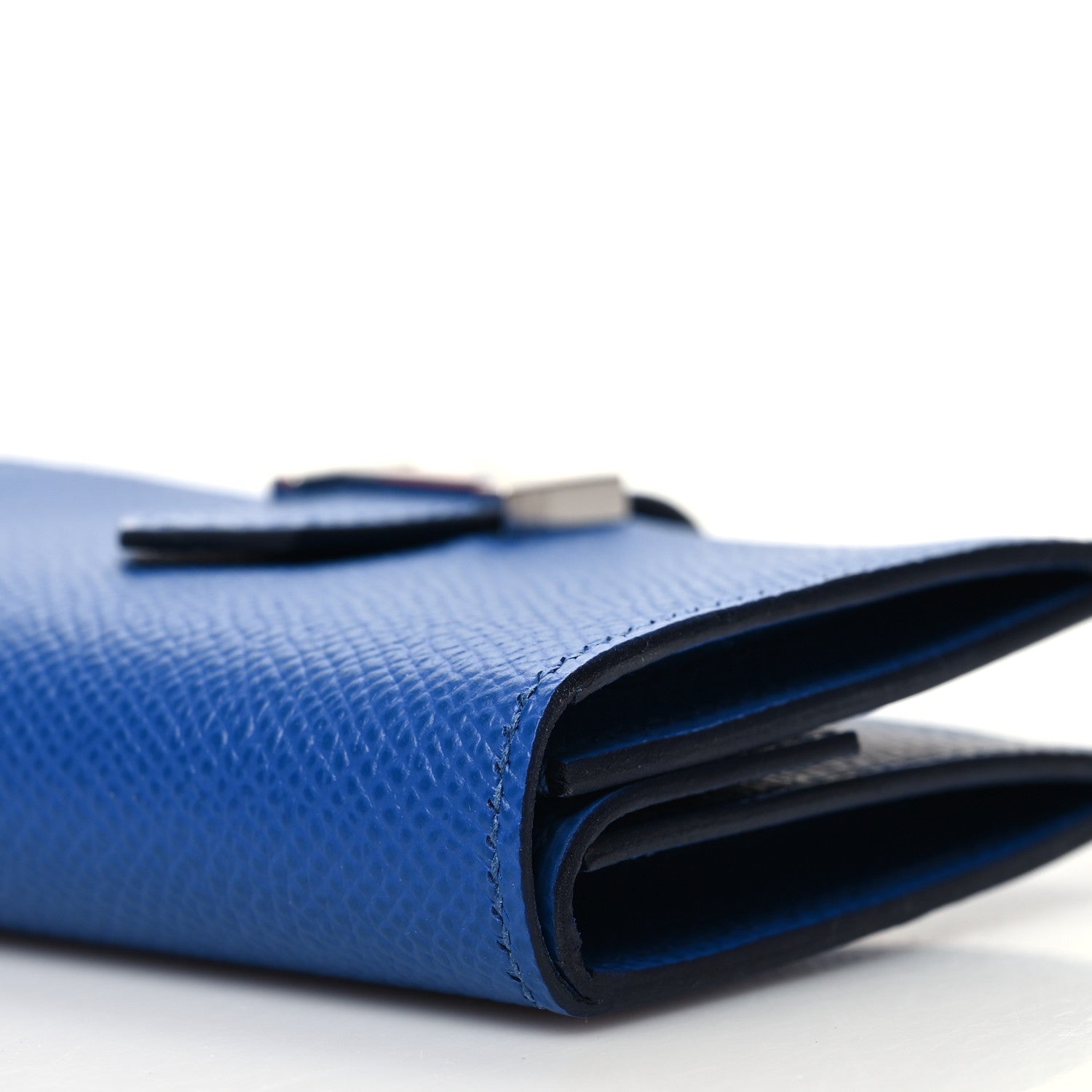 Hermes Epsom Mini Bearn Wallet Bleu Royal 11 of 12