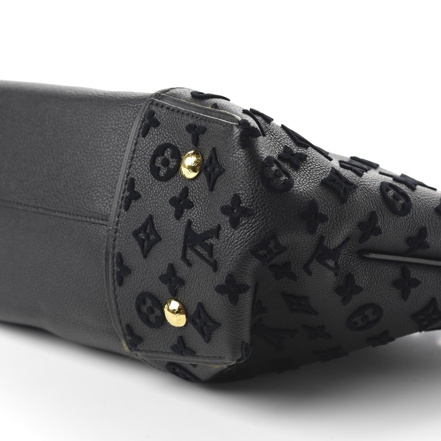 Louis Vuitton Cuir Orfevre Veau Cachemire Tote W GM Black 7 of 9
