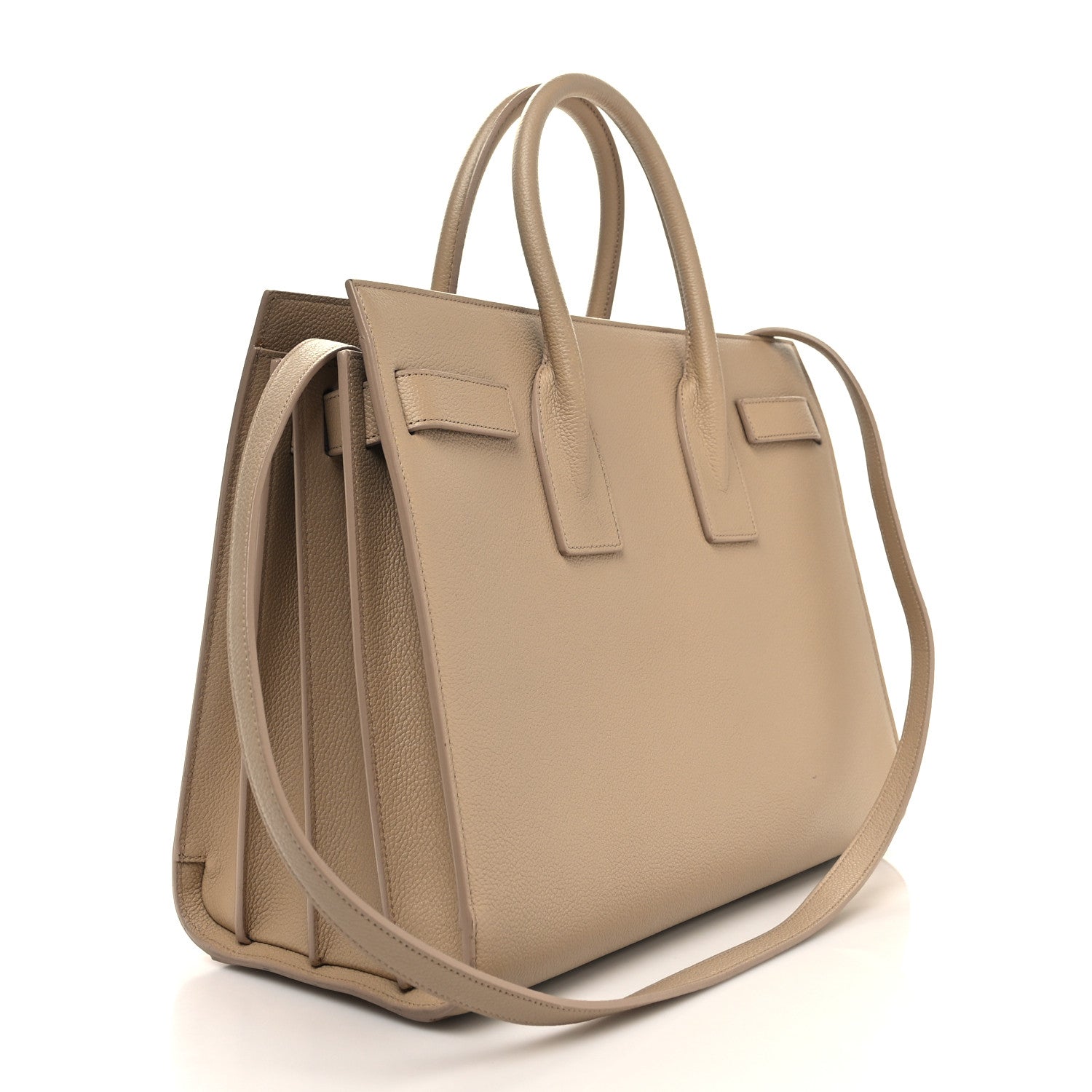 Saint Laurent Grained Calfskin Small Sac De Jour Nude Powder 3 of 12