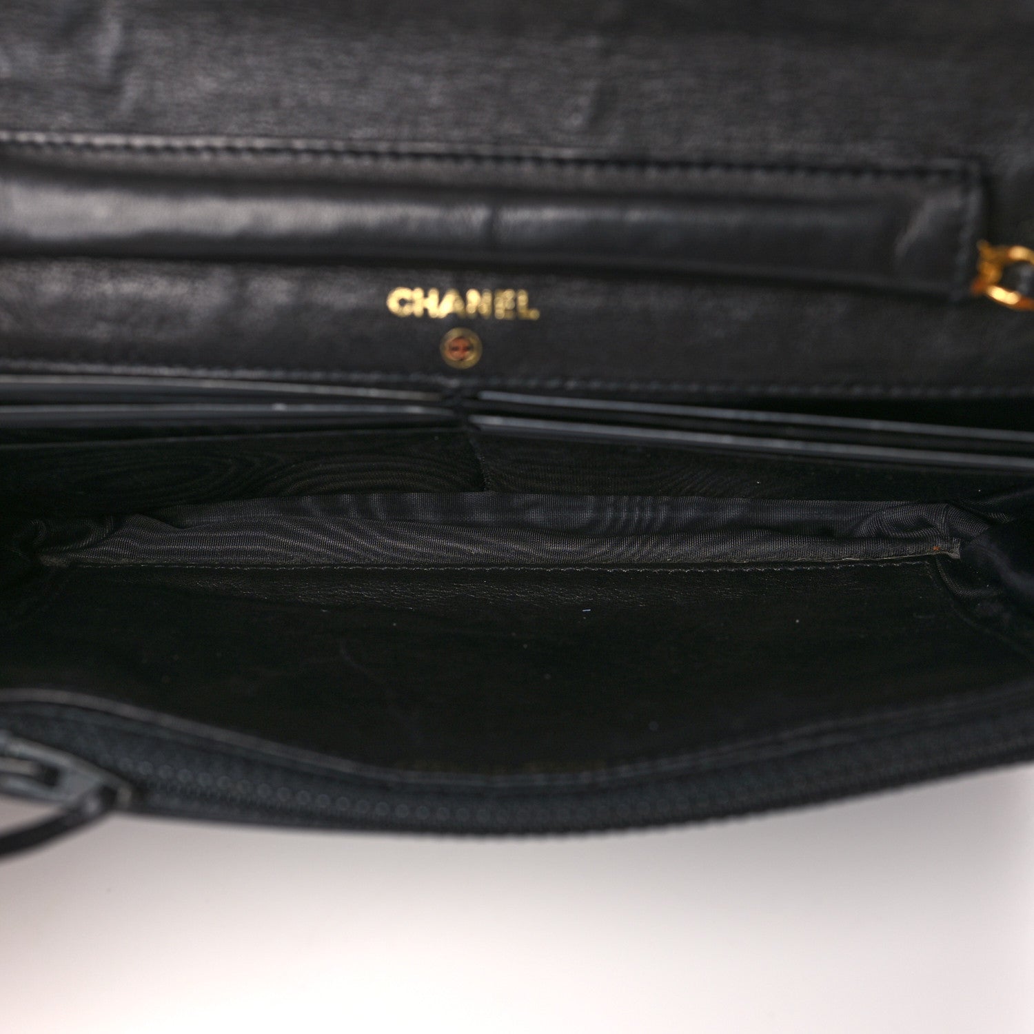 Chanel Patent Timeless CC Wallet On Chain WOC Black 4 of 11