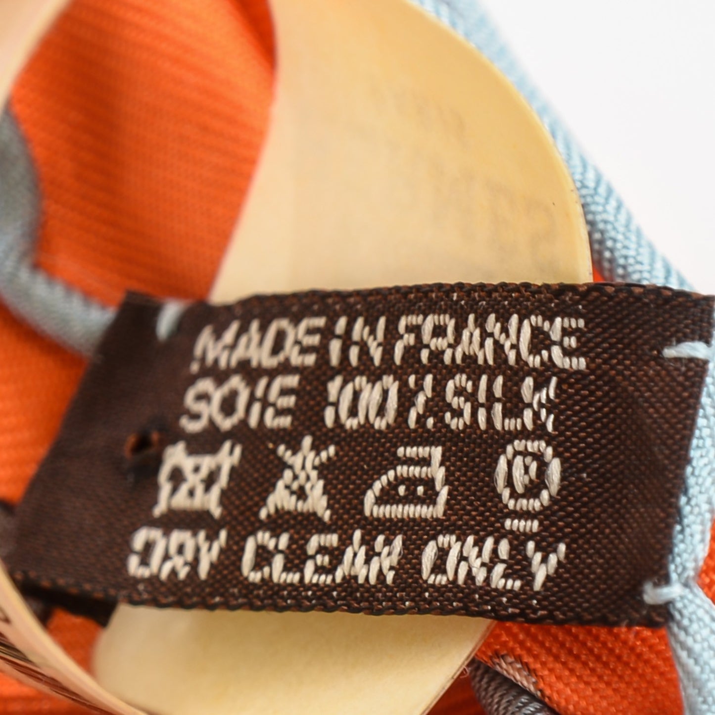 Silk Parures Des Maharajas Scarf 90 Orange Vert De Gris