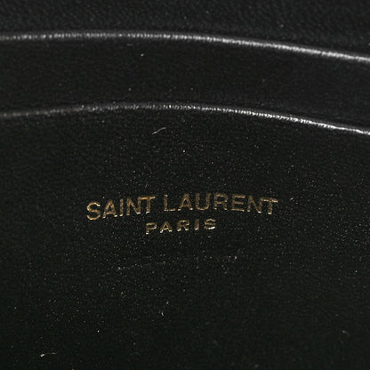 Saint Laurent Grain De Poudre Matelasse Monogram Mini Lou Camera Bag Dark Natural 6 of 10