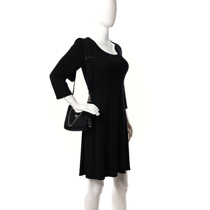 Prada Saffiano Lux Re-Edition 2005 Shoulder Bag Black 3 of 28
