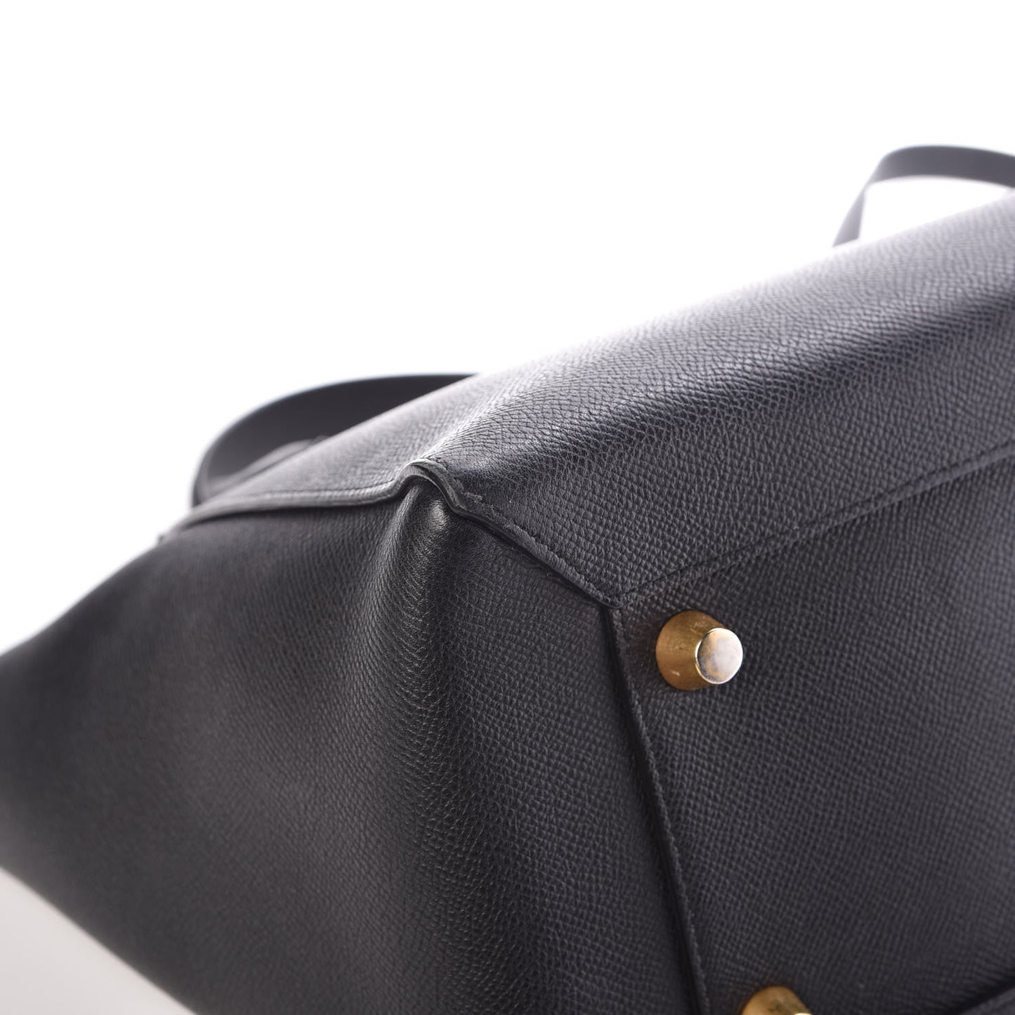 Grained Calfskin Mini Belt Bag Black