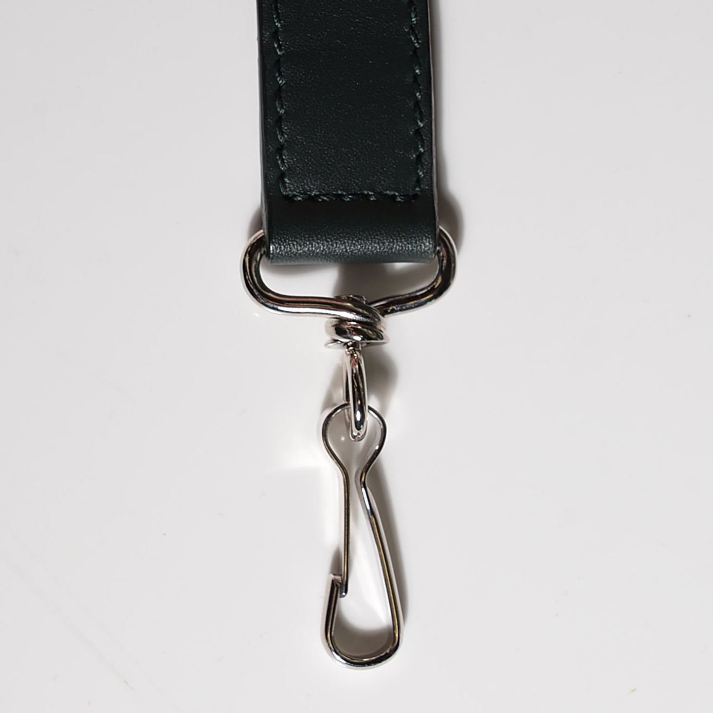 Smooth Calfskin Metallic Patent Giant 12 Silver Hardware City Vert Poker Fonce