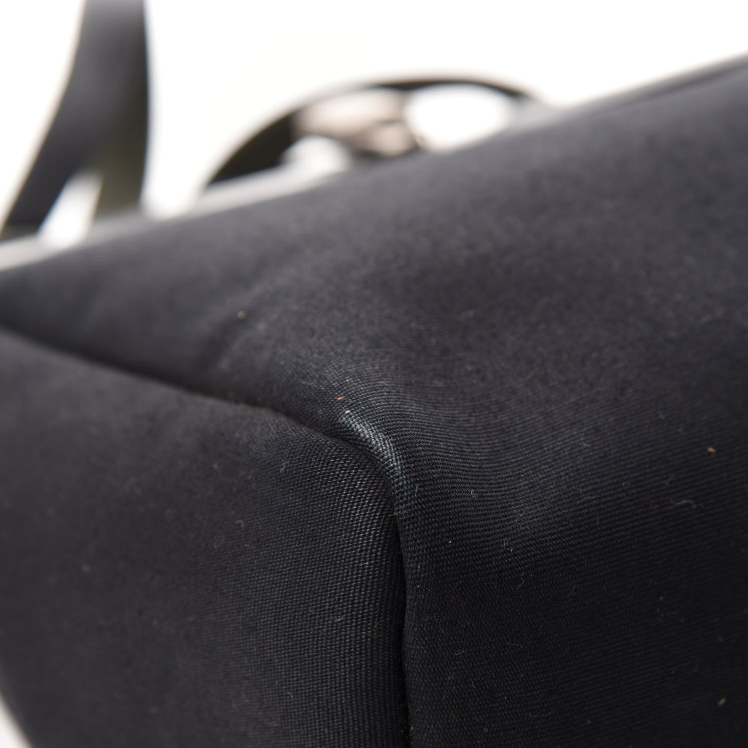 Hermes Toile Vache Calfskin Herbag 30 PM Black 15 of 26