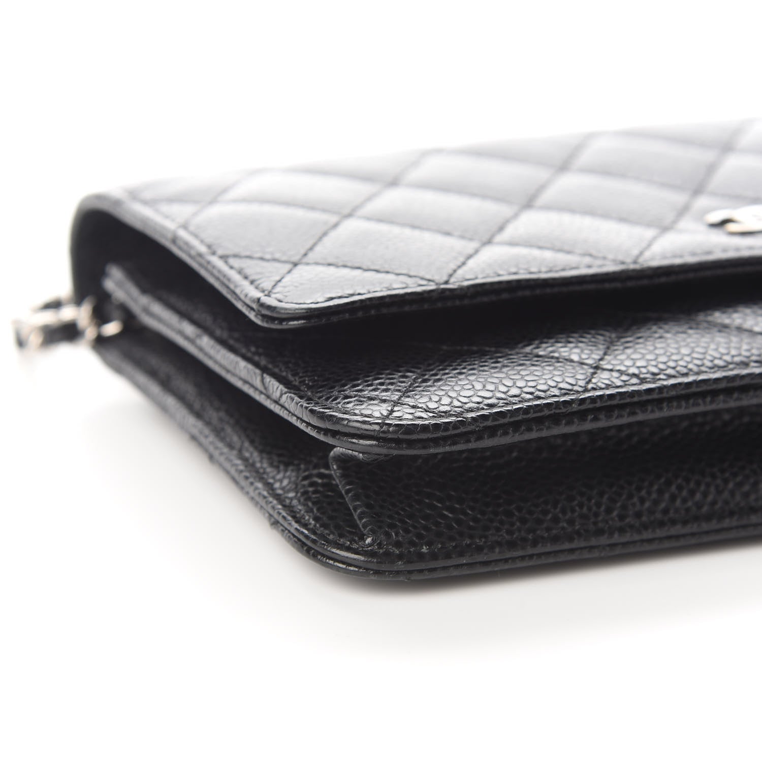 Chanel Caviar Quilted Wallet On Chain WOC Black 8 of 9