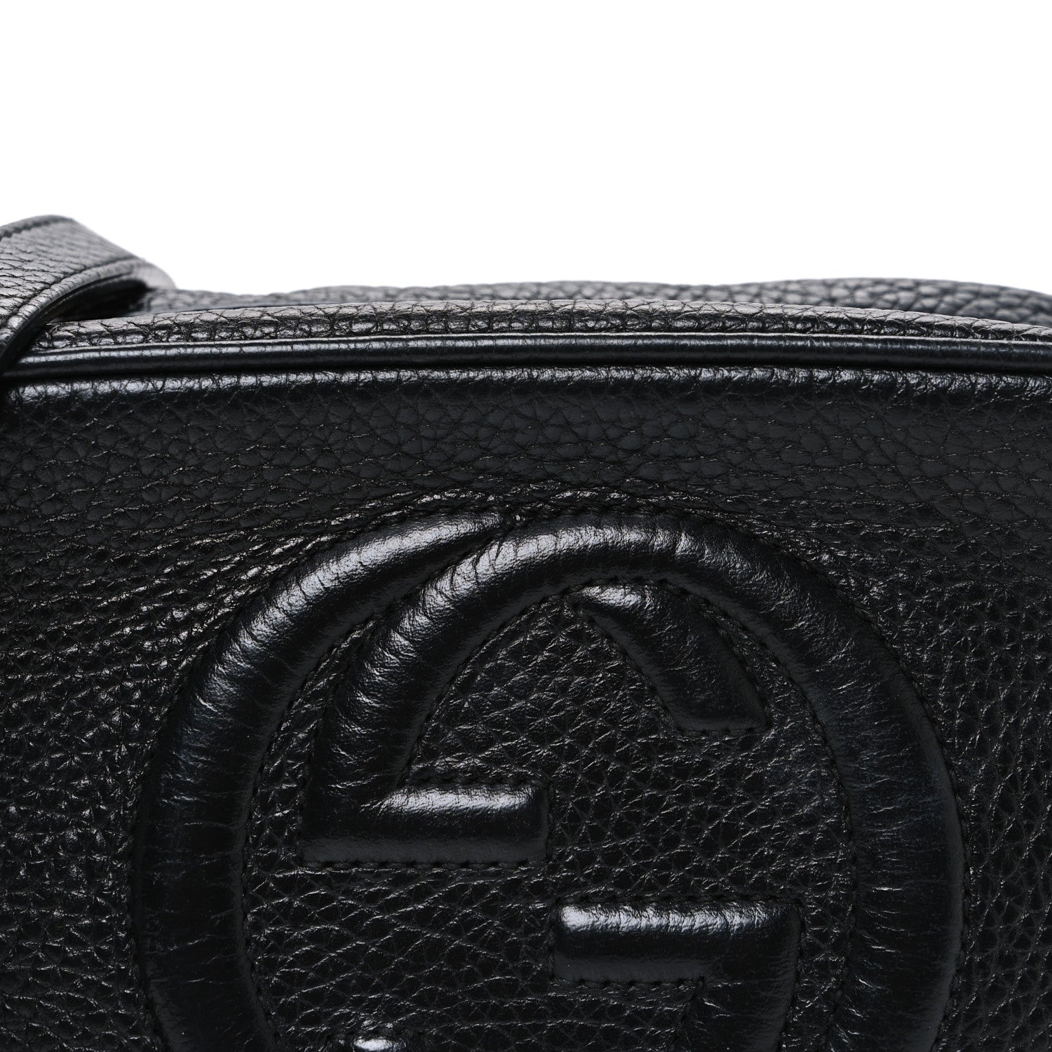 Gucci Pebbled Calfskin Small Soho Disco Bag Black 8 of 11