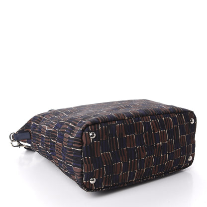 Prada Tessuto Nylon Saffiano Print Tote Oceano Dis 3 of 9