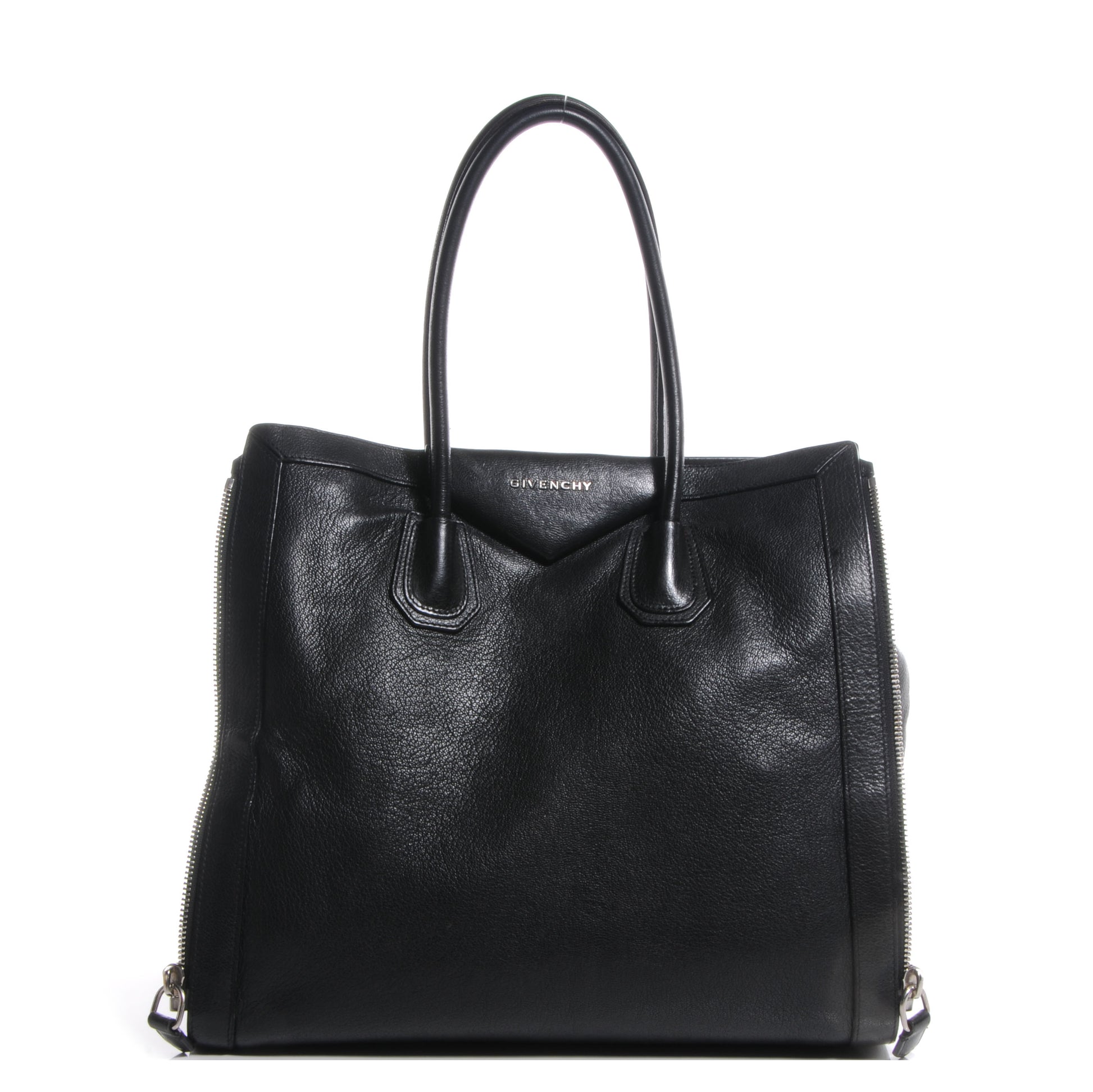 Givenchy Grained Goatskin Antigona Zippered Tote Black 1 of 8