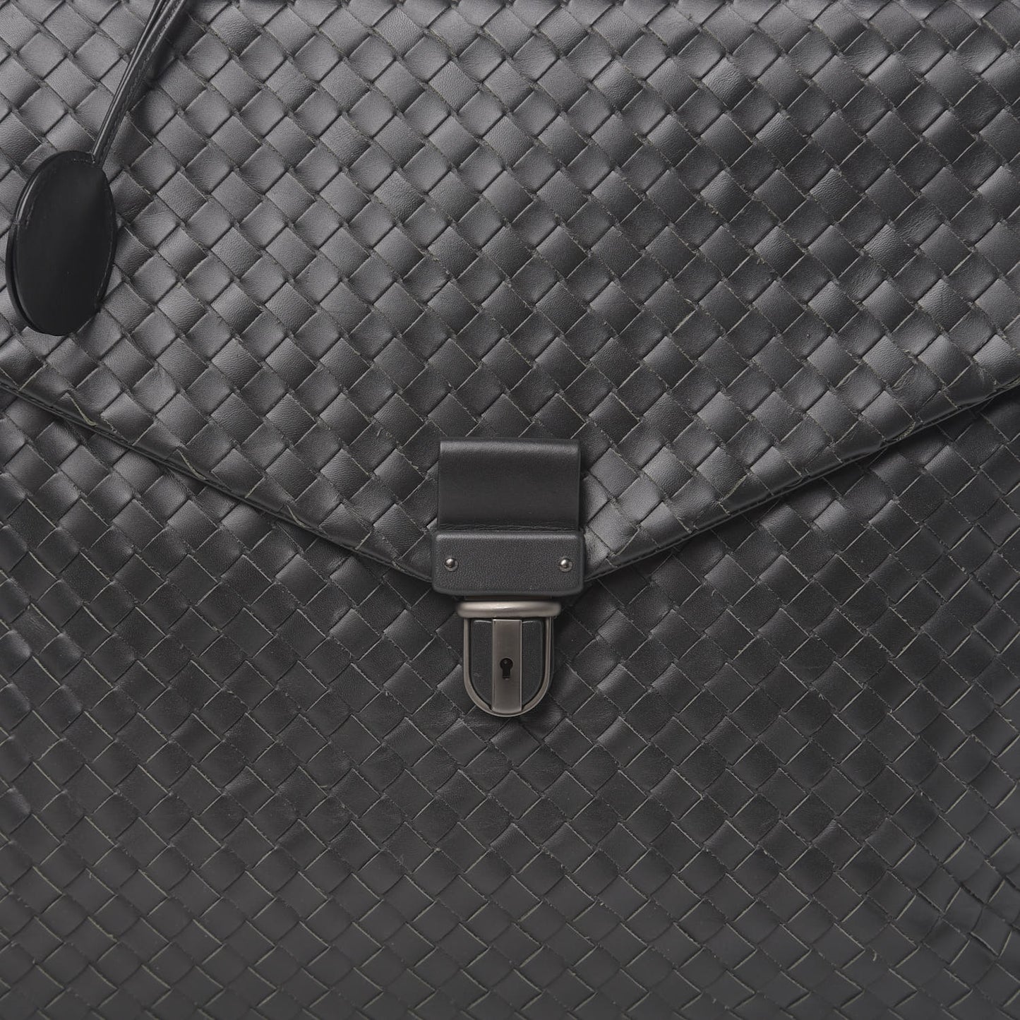 Nappa Intrecciato VN Briefcase Black
