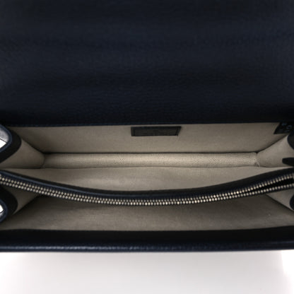 Gucci GG Supreme Monogram Textured Dollar Calfskin Small Dionysus Shoulder Bag Beige Blue 4 of 8
