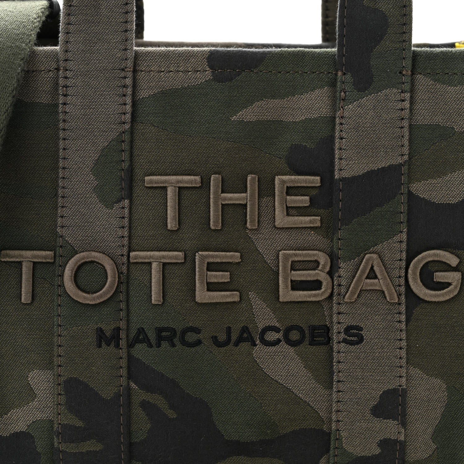 Marc Jacobs Canvas Camouflage Small The Tote Bag Khaki 8 of 11
