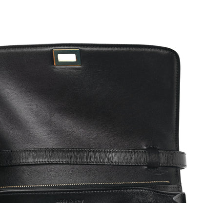 Celine Liege Calfskin Medium Classic Box Flap Bag Black 10 of 10