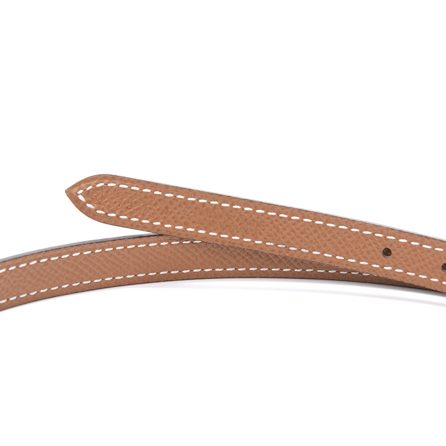 Hermes Swift Epsom 13mm Gamma Belt 75 Black Gold 4 of 5