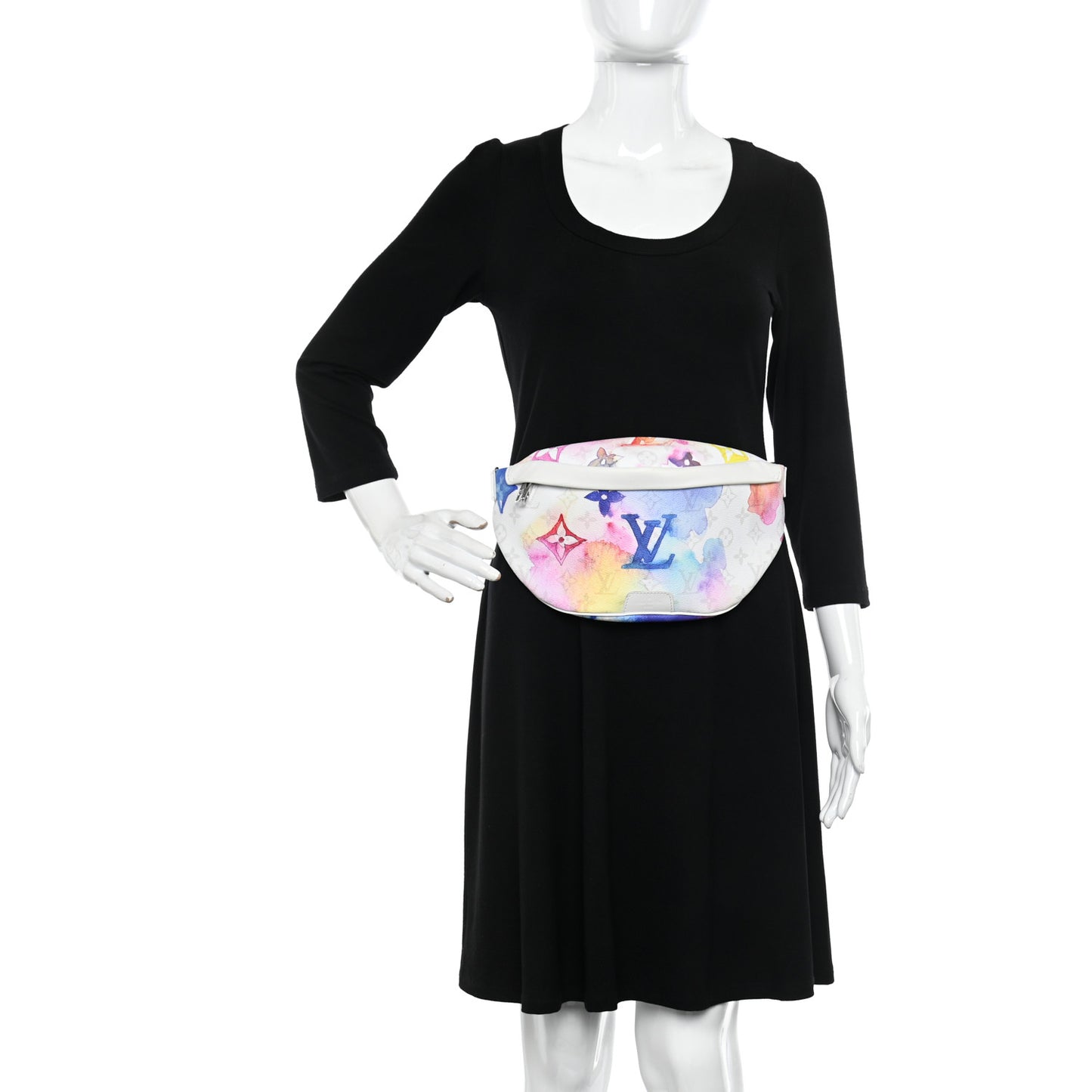 Monogram Watercolor Discovery Bumbag Multicolor