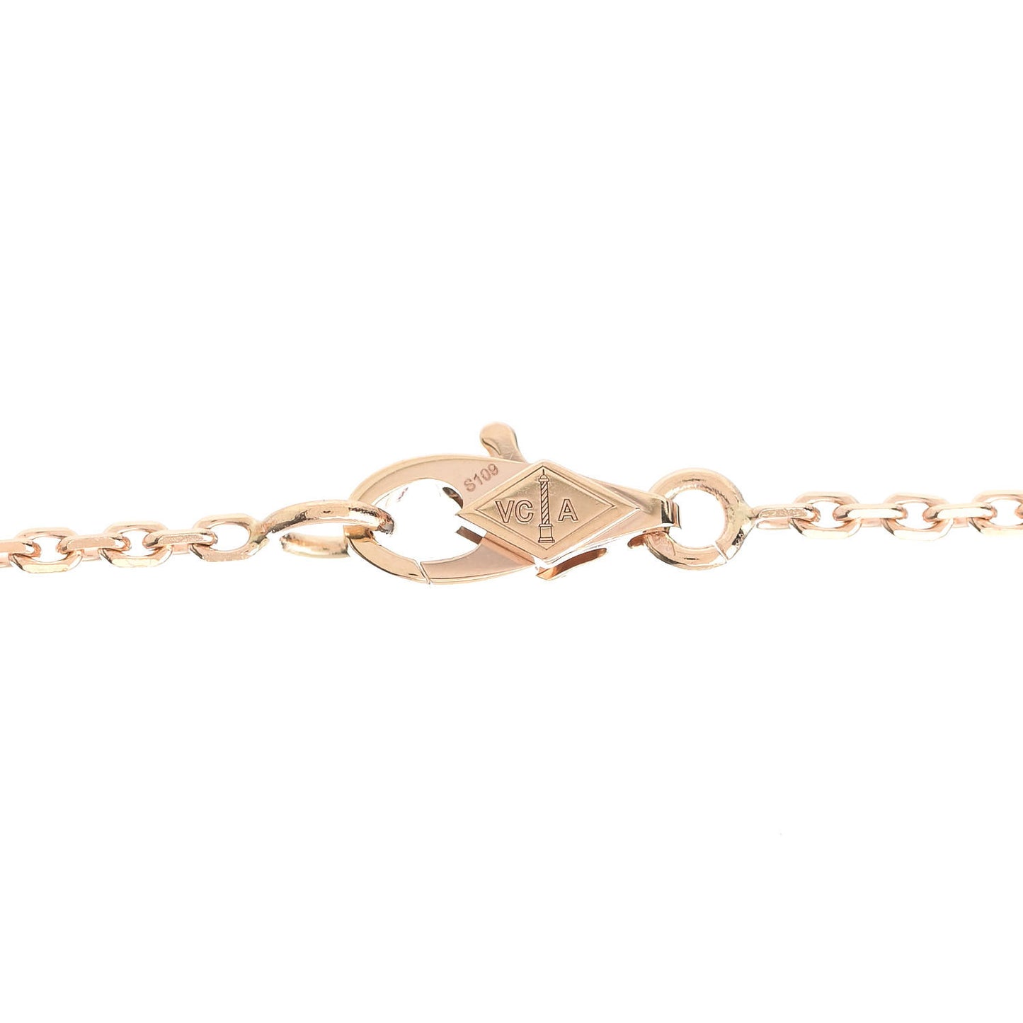 18K Rose Gold 16 Motifs Sweet Alhambra Necklace