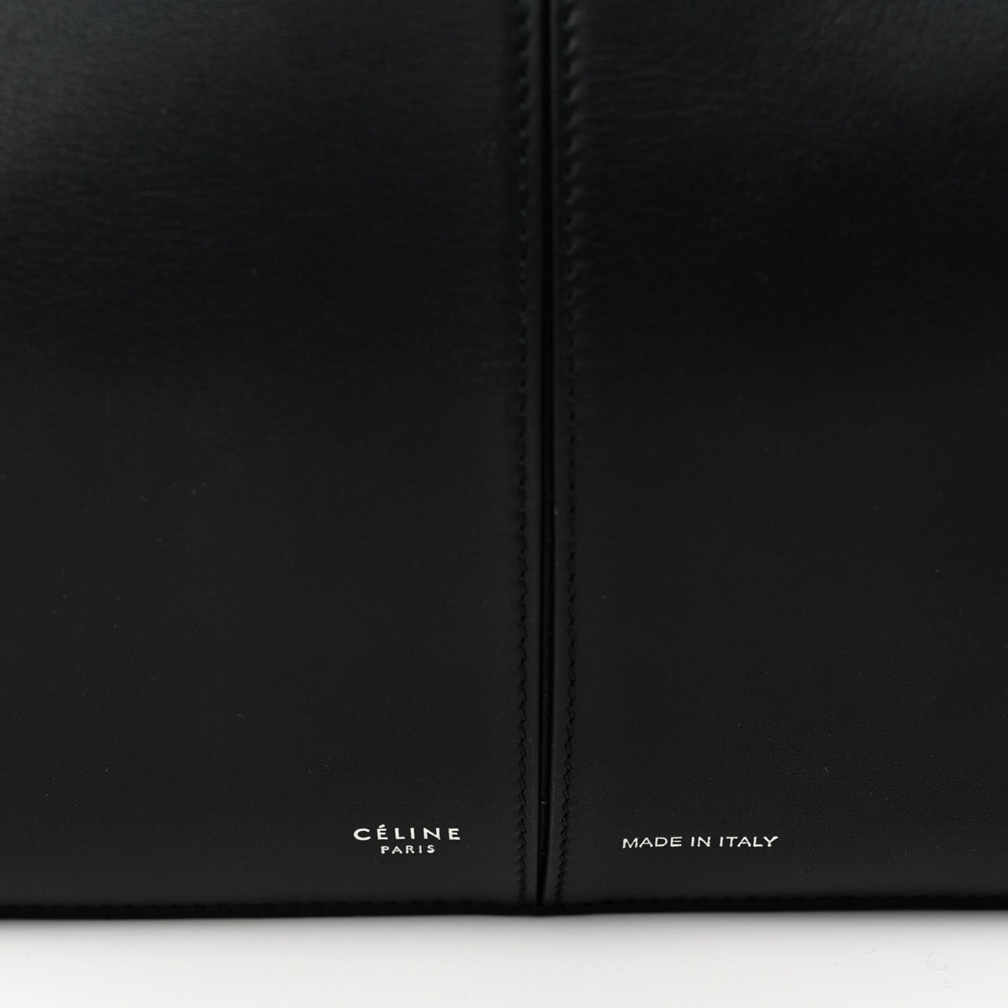 Smooth Calfskin Small Tri-Fold Bag Black