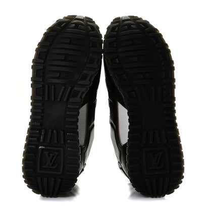 Louis Vuitton Calfskin Monogram Run Away Sneakers 35 Black 6 of 14