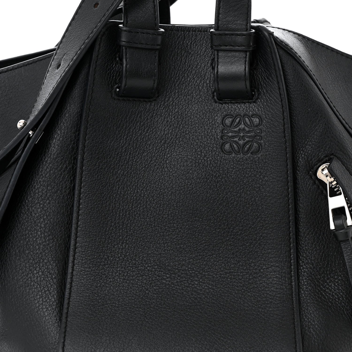 Loewe Calfskin Small Hammock Shoulder Bag Black 8 of 10
