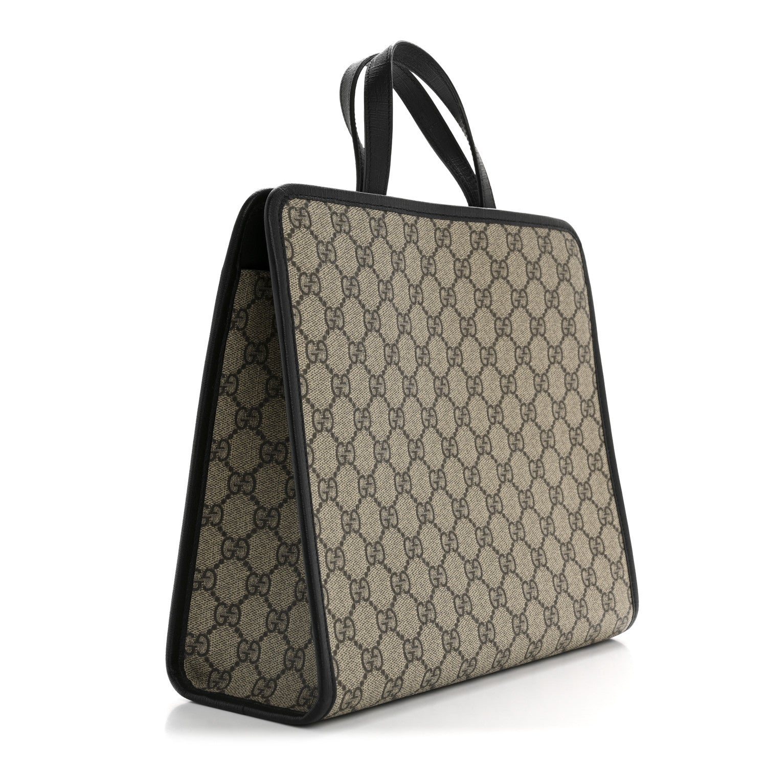 Gucci GG Supreme Monogram 3-D Apple Childrens Tote Black 3 of 12