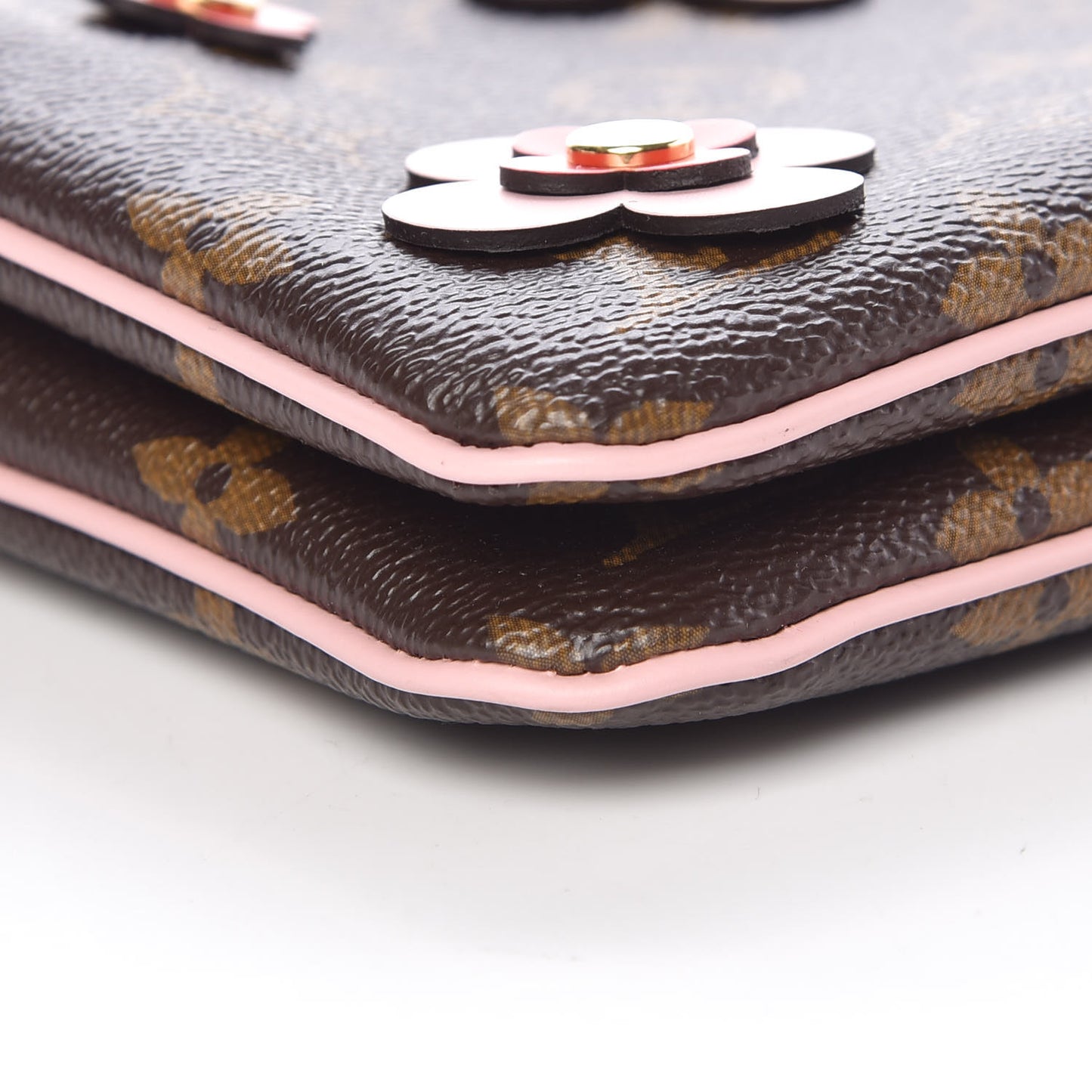 Monogram Blooming Flowers Double Zip Pochette