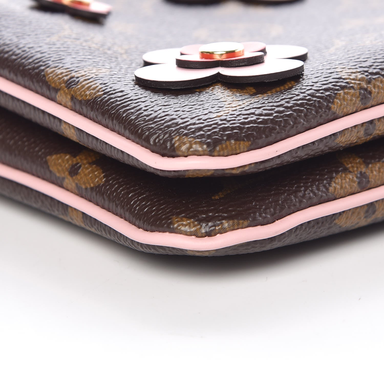 Louis Vuitton Monogram Blooming Flowers Double Zip Pochette 9 of 11