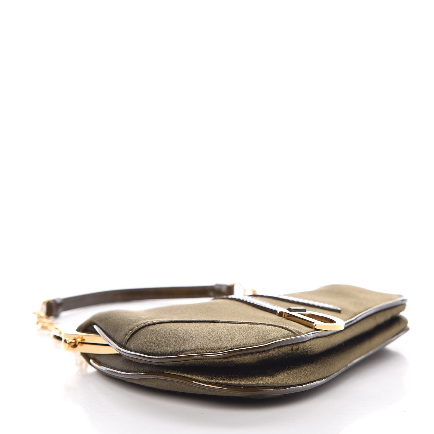 Nylon Mini Saddle Bag Kaki