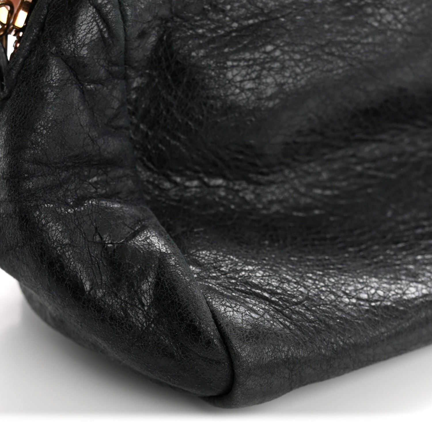 Balenciaga Agneau Giant 12 Rose Gold Hardware Pencil Case Black 14 of 14