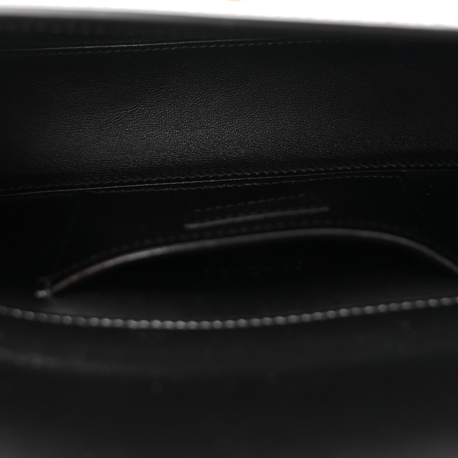 Lanvin Shiny Calfskin Nano Pencil Bag Black 5 of 10