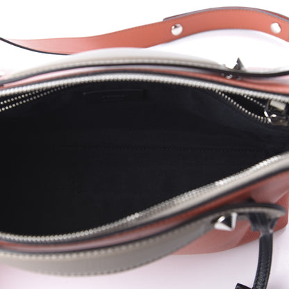 Fendi Vitello Dolce 4 Color Medium By The Way Boston Bag Pimento Black Multicolor 5 of 11