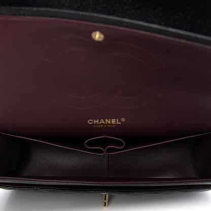 Chanel Caviar Quilted Jumbo Double Flap Black 10 of 11