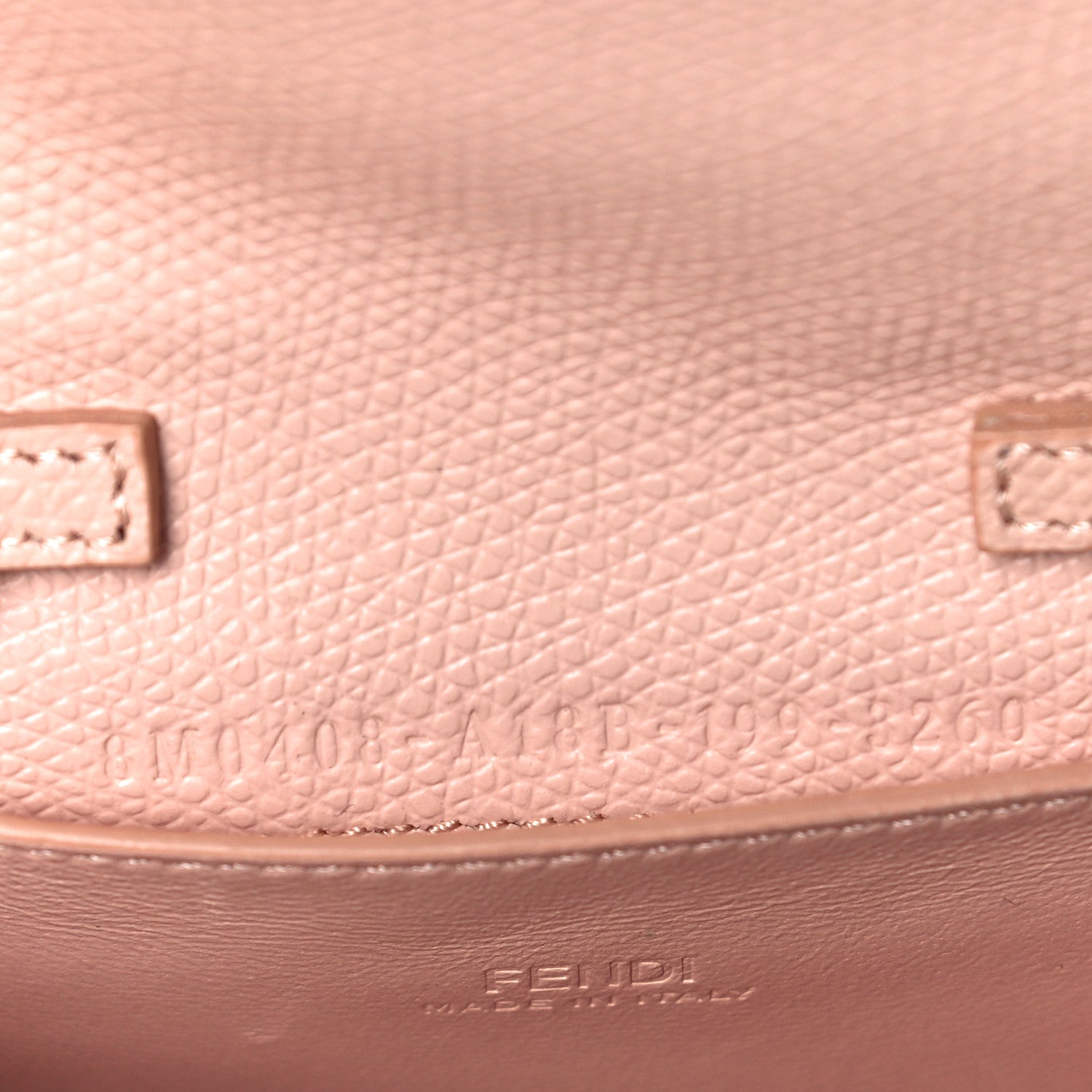 Fendi Vitello Cruise F is Fendi Geometric Flap Wallet on Chain Light Rose 6 of 6
