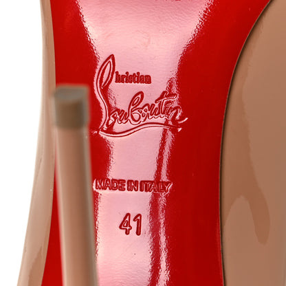 Christian Louboutin Patent So Kate 100 Pumps 41 Nude 6 of 7