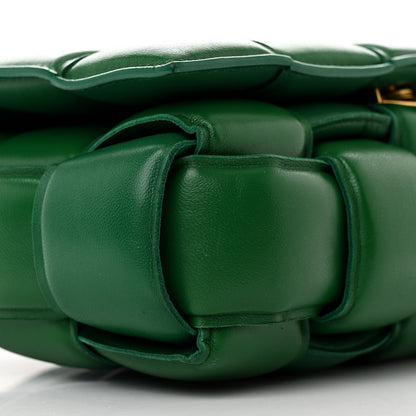 Bottega Veneta Nappa Maxi Intreccio Padded Cassette Crossbody Bag Racing Green 9 of 12