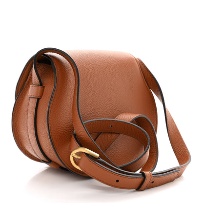 Chloe Calfskin Mini Marcie Round Crossbody Bag Tan 3 of 10