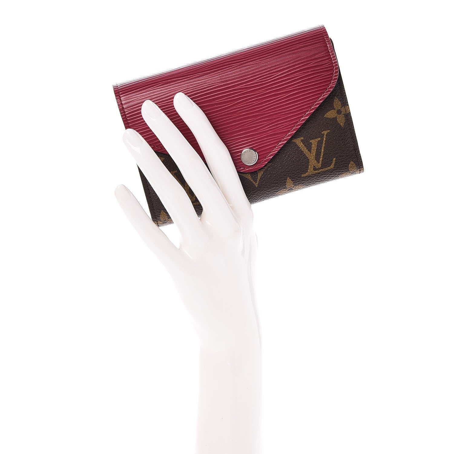 Louis Vuitton Epi Monogram Marie-Lou Compact Wallet Fuchsia 2 of 7