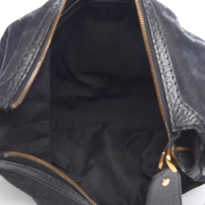 Gucci Monogram Medium Jockey Hobo Black 5 of 9