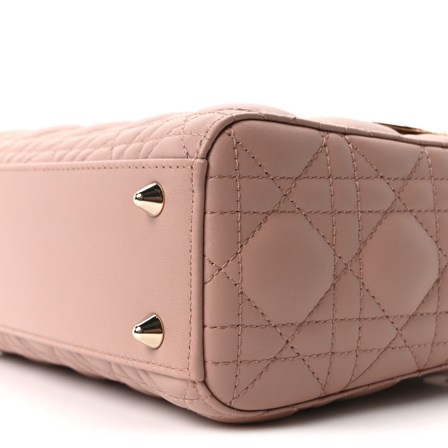 Christian Dior Lambskin Cannage Small Lucky Badges My Lady Dior Fard 10 of 11
