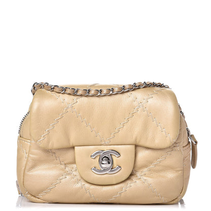 Chanel Calfskin Ultimate Stitch Mini Flap WOC Gold 1 of 8