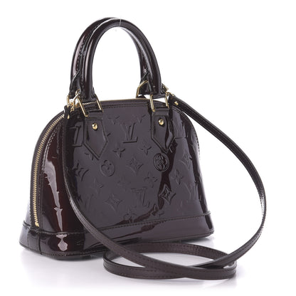 Louis Vuitton Vernis Alma BB Amarante 4 of 10