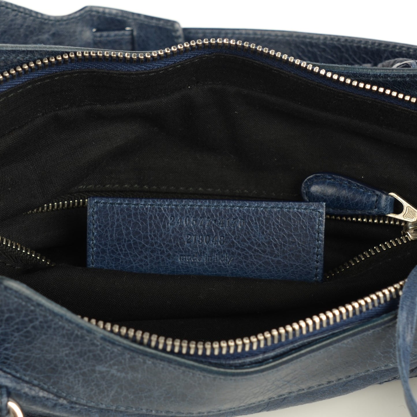 Agneau Giant 12 Silver Hardware First Bleu Roi