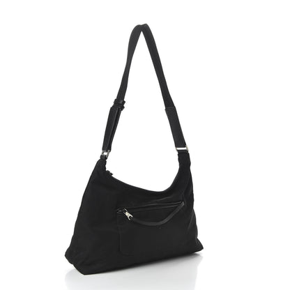 Prada Tessuto Nylon Shoulder Bag Black 3 of 10