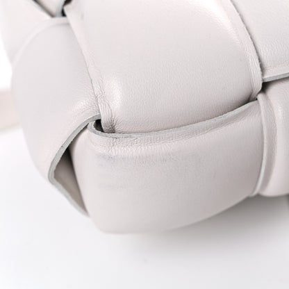 Bottega Veneta Nappa Maxi Intreccio Padded Cassette Crossbody Bag Chalk 17 of 18