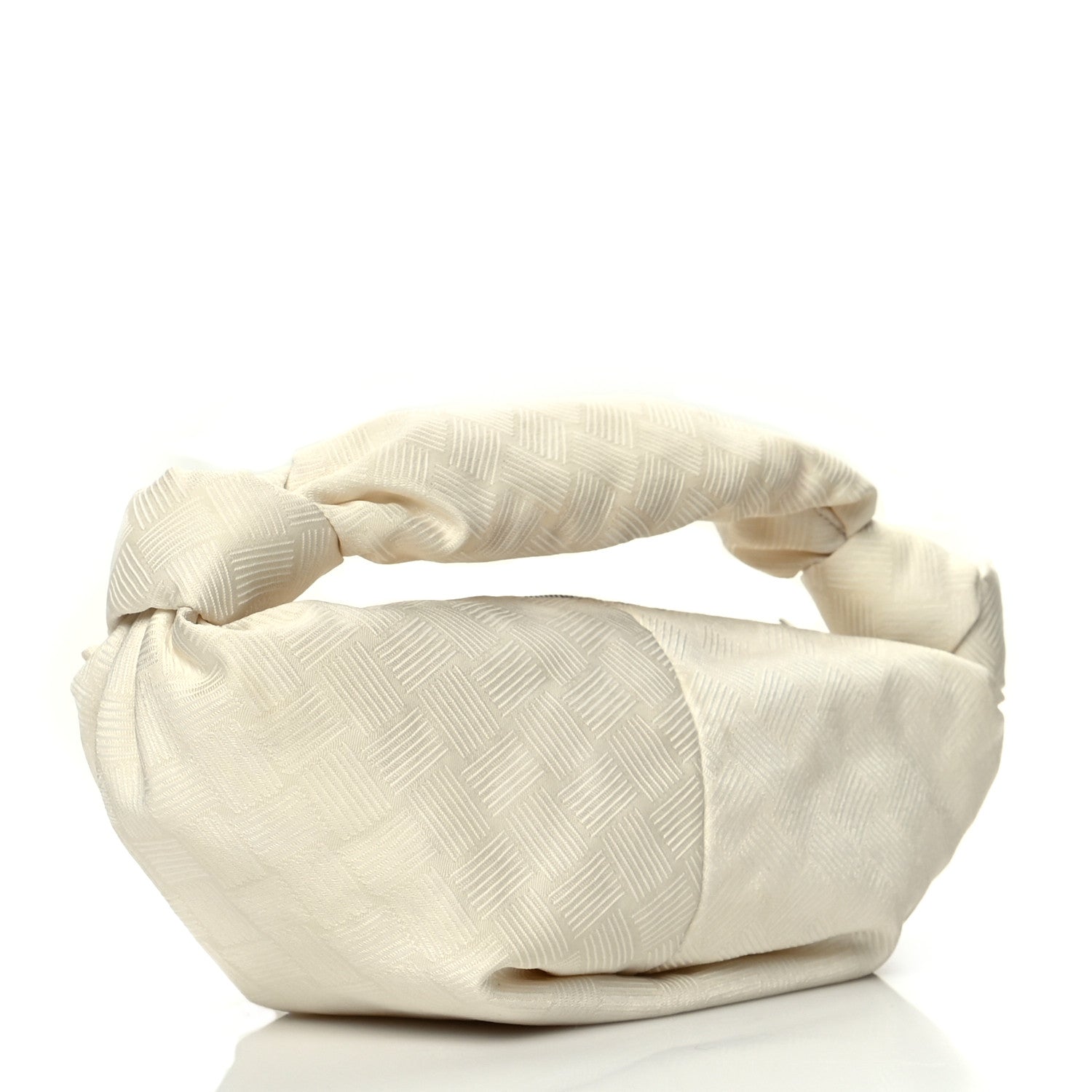 Bottega Veneta Jacquard Mini Double Knot Bag Ivory 3 of 10