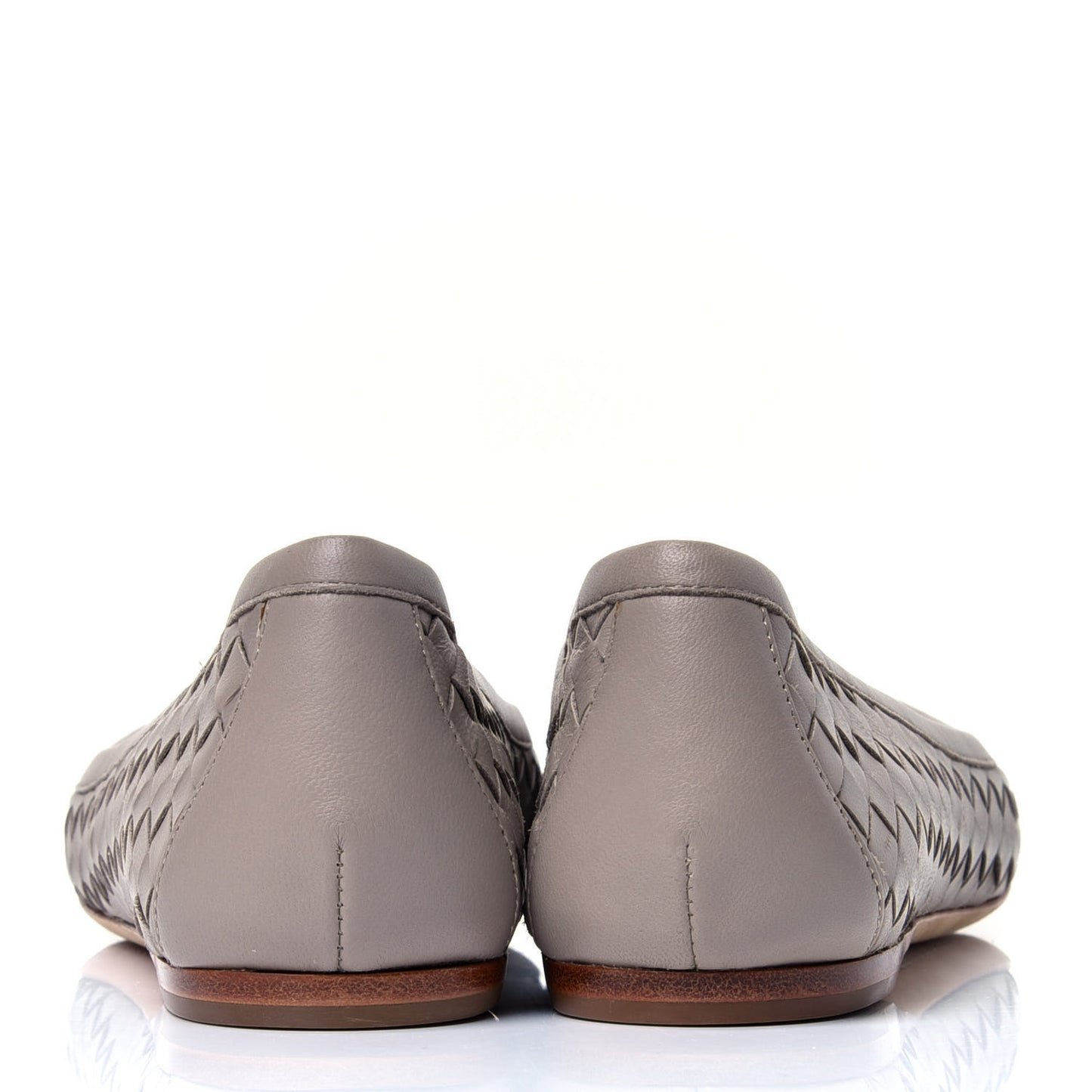 Nappa Intrecciato Flats 36 Sand