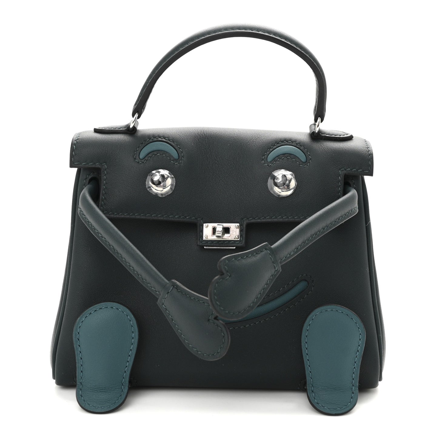 Swift Quelle Idole Kelly Doll Handbag Vert Cypress Vert Bosphore