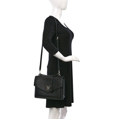Louis Vuitton Soft Calfskin My Lockme Top Handle Black 2 of 12
