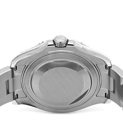 Rolex Stainless Steel Platinum 37mm Oyster Perpetual Date Yacht-Master Watch Slate 268622 4 of 5